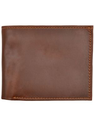 3D Cognac Basic Bifold Wallet 3D-W1016