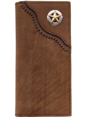 3D Brown Western Rodeo Wallet 3D-W204
