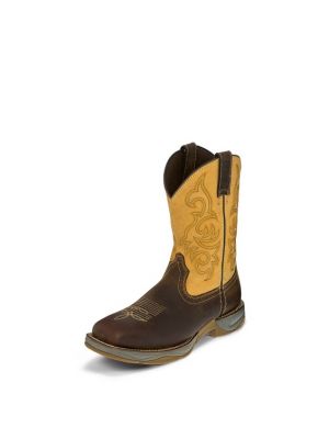 TONY LAMA MEN'S  JUNCTION DUSTY STEEL TOE RR3350 