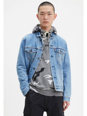 Levi's Men's Embroidered Back Trucker Jacket 723340409