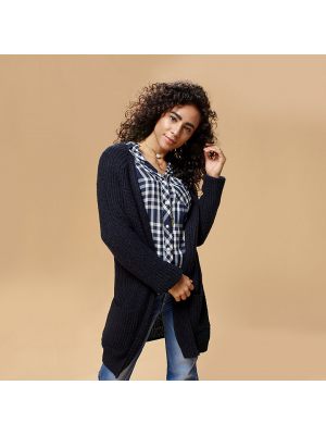 WRANGLER® WOMEN'S BORN READY FLY AWAY KNIT CARDIGAN WKL0170