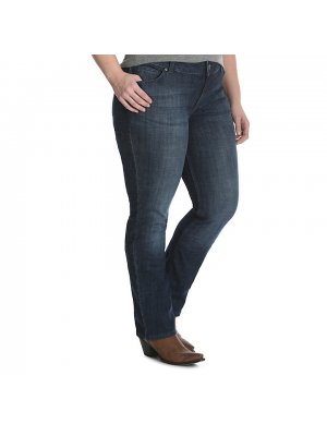 WRANGLER® WOMEN'S STRAIGHT LEG JEAN (PLUS) 09PWTDS