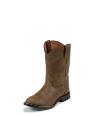 JUSTIN KIDS' BAY WESTERNER WESTERN BOOTS 3410Y