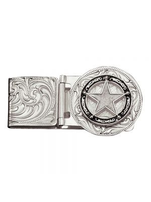 Montana Silversmiths Star Concho Hinged Money Clip MCL810