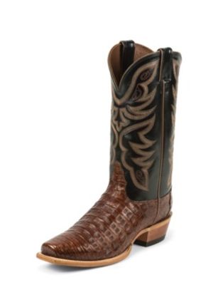 NOCONA MEN'S COGNAC PREMIUM CAIMAN WESTERN BOOTS MD8603