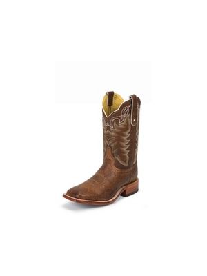 TONY LAMA MEN'S CHOCOLATE VINTAGE SAN SABA SMOOTH OSTRICH WESTERN BOOTS O4177