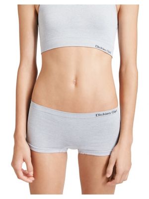 Dickies Girl Juniors Seamless Hipsters, 3-Pack, White/Black/Gray UC304A