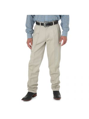 Wrangler Riata® Pleated Front Relaxed Fit Casuals 00095KH Front