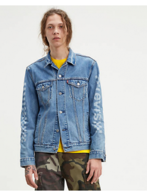 Levi's Men's Printed Sleeve Trucker Jacket 723340378