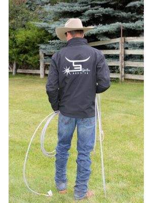 SPIN-EM Men's Jacket-White Logo JWL0017