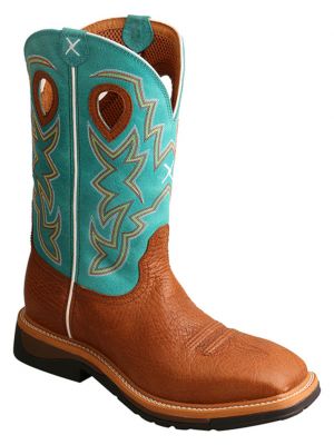 Twisted X Men's Cognac Lightweight Work Boots 2000214660