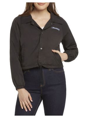 DICKIES GIRL'S Cropped Logo Wind Breaker Jacket J4007