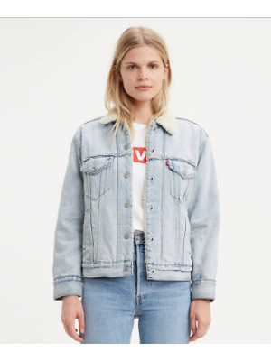 LEVI'S WOMEN'S Sherpa Trucker Jacket With Jacquard™ By Google 853170000