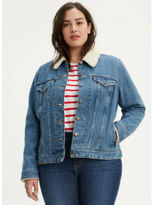 Levi's Women's Sherpa Trucker Jacket (Plus Size) 362560003