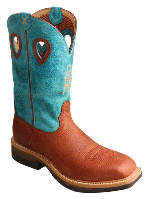 Twisted X Men's Brown Lite Cowboy Work Boots 2000244630