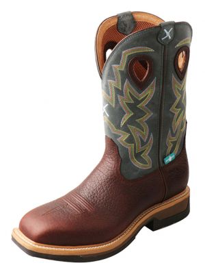 Twisted X Men's Lite Cowboy Waterproof Western Work Boots 2000287416