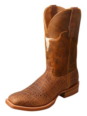 Twisted X Men's Rancher Elephant Print Cowboy  2000244624