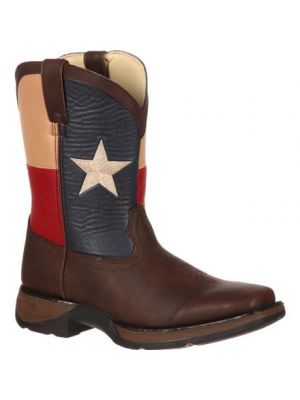 Durango Lil' Durango Kids' Texas Flag Western Boot BT246