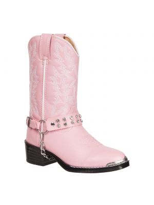 Durango Youth Pink Rhinestone Western Boot BT568