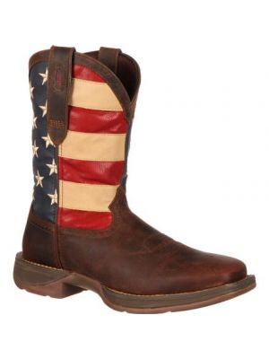 Durango Rebel by Durango Patriotic Pull-On Western Flag Boot DB5554