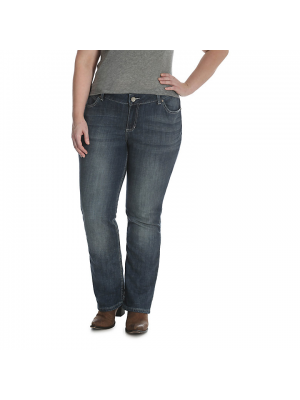 WRANGLER® WOMEN'S STRAIGHT LEG JEAN (PLUS) 09PWTMS