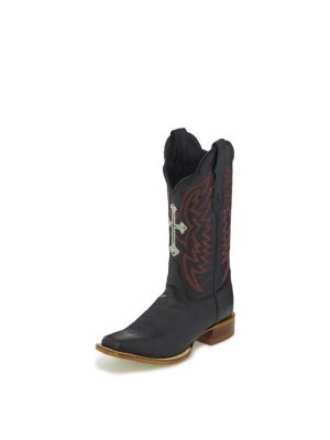 JUSTIN WOMEN'S SILKY BLACK RML303