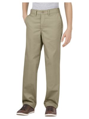 Dickies Boys Flex Classic Fit Straight Leg Ultimate Khaki Pant KP0700
