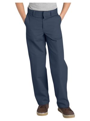 Dickies Boys' Classic Fit Straight Leg Flat Front Pant, 8-20 KP123