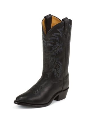 TONY LAMA MEN'S BLACK STALLION AMERICANA WESTERN BOOTS 7900