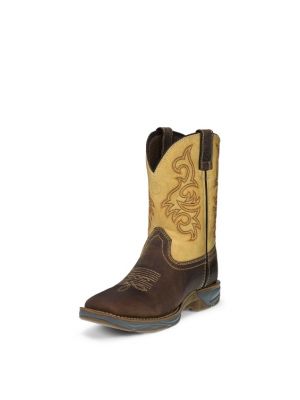 TONY LAMA CHILDREN'S SPINDLETOP TAN LL551