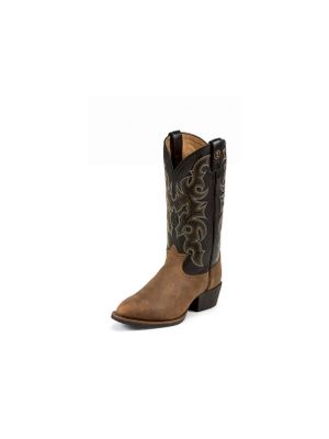 TONY LAMA MEN'S WALNUT BRIDLE 3R WESTERN BOOTS RR4001